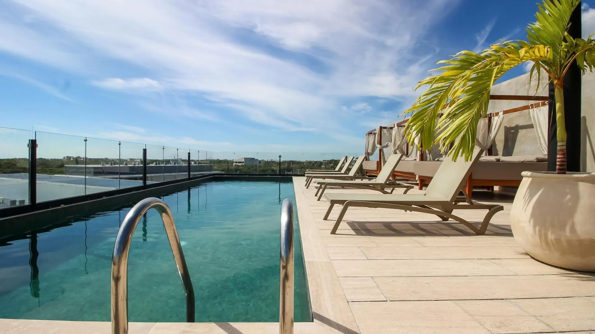 Daire Luxury Studio With Rooftop Pool In Tulum Best Location Meksika